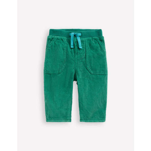 Cosy Lined Pants-Jewel Green | Boden USA