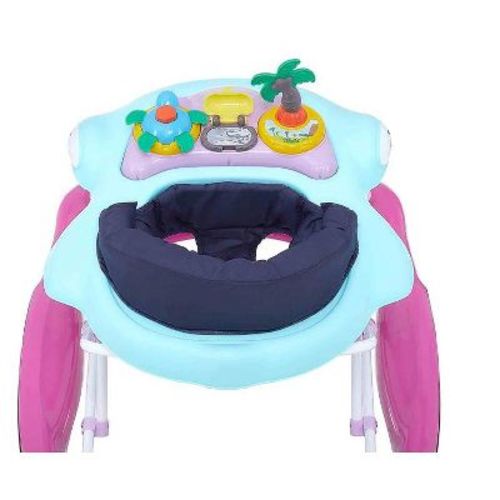 Dream on Me 2-in-1 Aloha Fun Baby Walker, Purple