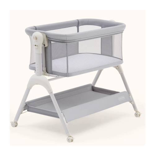 HARPPA Cuddly Sway | 3-in-1 Rocking Baby Bassinet & Bedside Sleeper with Anti-Reflux Mattress for Newborns | Attaches to Bed, Adjustable Height, Tool-Free Setup, Portable Wheels, CPSC Certified, Gentle Rocking Motion | Ideal for Infants, Safe Co-Sleeping