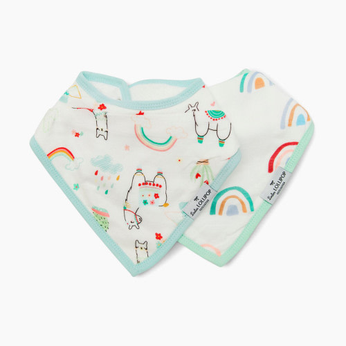 Loulou Lollipop Bamboo Bandana Bib Set - Llama