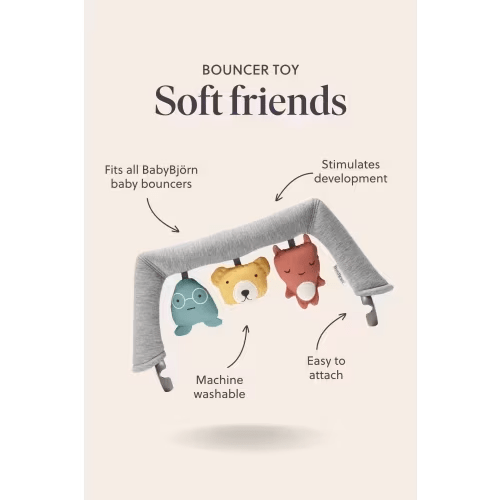 BabyBjörn Toy for Bouncer – Soft friends