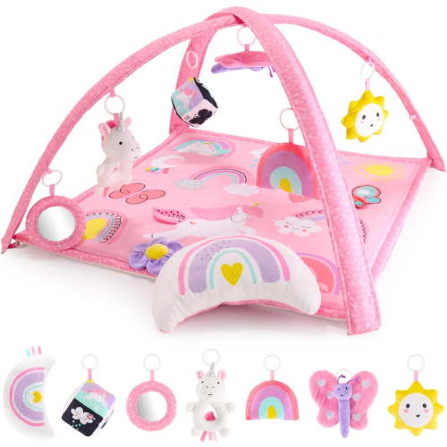 The Peanutshell, Baby Activity Gym, Rainbow Paradise 7-in-1 with Toys