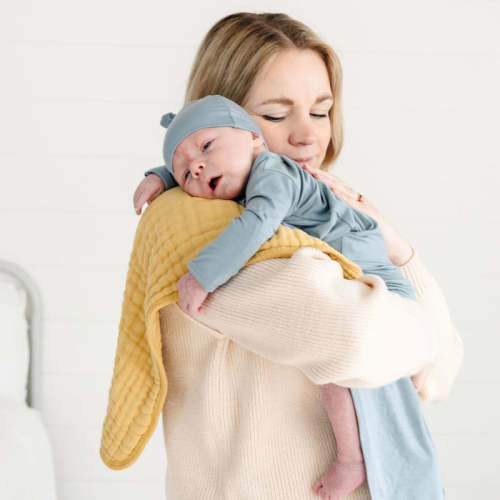 Muslin Burp Cloth 2 Pack (Honey)