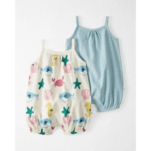 Baby Organic Cotton Bubble Rompers - Little Planet | Carter's