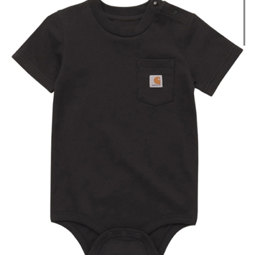 Carhartt Infant Boys' Short Sleeve Pocket Onesie
