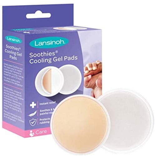 Lansinoh Soothies Breast Gel Pads for Breastfeeding and Nipple Relief, 2 Pads