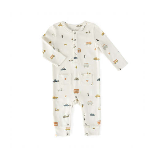 Henley Patch Pocket Romper
