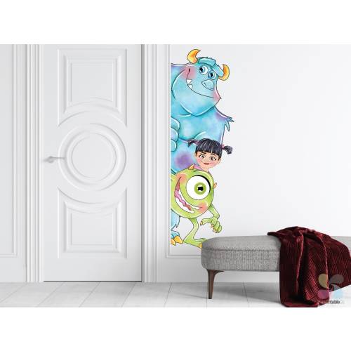 Monsters Inc Wall Stickers, Disney Monster Wall Decals, Monster Peek a Boo Wall Stickers