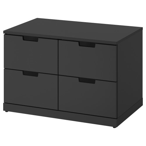 NORDLI 4-drawer dresser - anthracite 31 1/2x20 7/8 "