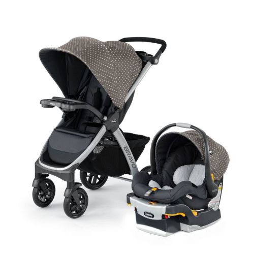 Chicco Bravo 3-in-1 Quick-fold Trio Travel System - Parker