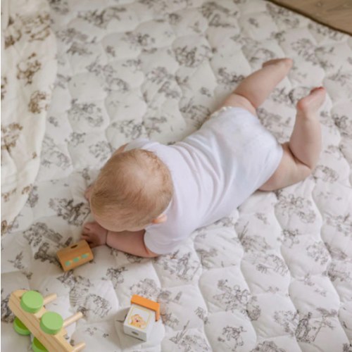 Western Toile Quilted Playmat