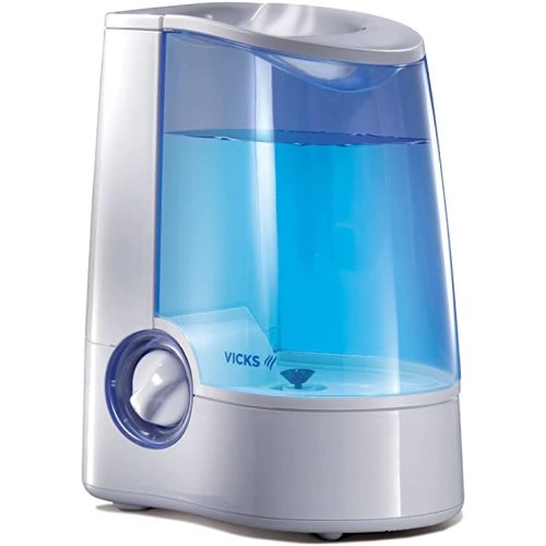 Vicks Warm Mist Humidifier, Small to Medium Rooms, 1 Gallon Tank – Vaporizer and Warm Mist Humidifier for Baby and Kids Rooms, Bedrooms and More