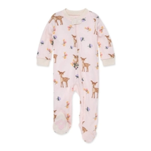 Sweet Doe Organic Baby Zip Front Loose Fit Footed Pajamas | Burt's Bees Baby®
