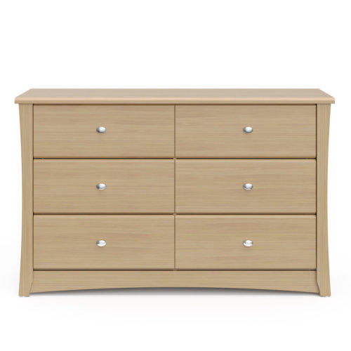 Crescent 6 Drawer Double Dresser