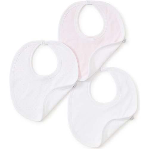 3pc Dotted Bib Set, Pink - Kissy Kissy | Maisonette