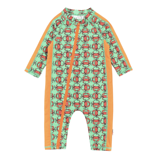 Sunsuit - Long Sleeve Romper Swimsuit | "Don’t Be A Crab"