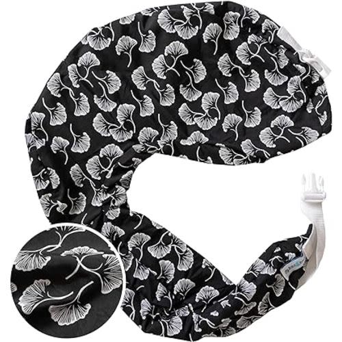 My Brest Friend Original Nursing Pillow Cover - Slipcovers For Baby - Adjustable Fit, Easy Care, Durable - Original Nursing Pillow Not Included, Black Flowing Fans