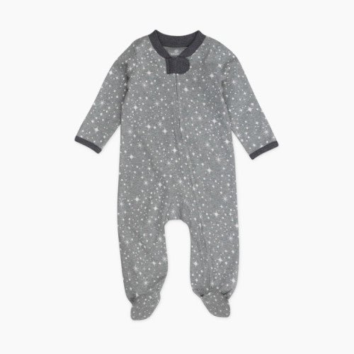 Honest Baby Clothing Organic Cotton Sleep & Play - Twinkle Star Gray, Newborn