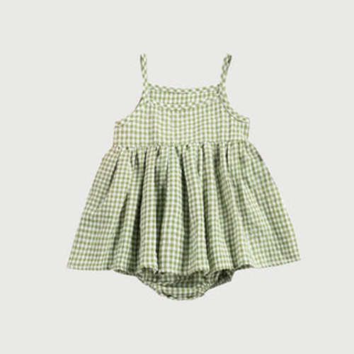 Plaid Picnic Romper Dress | RYAN AND REMI