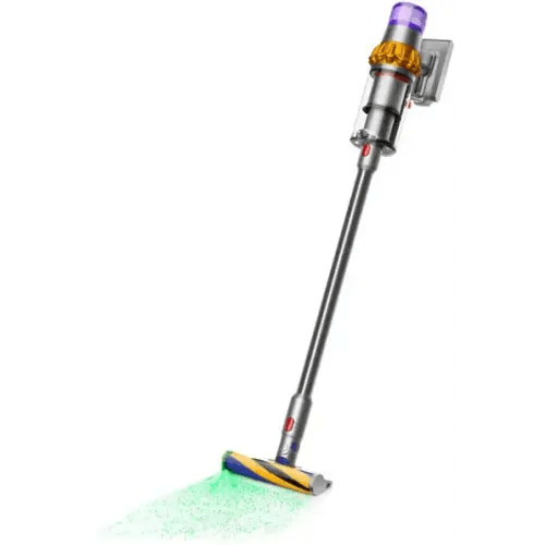 Dyson - V15 Detect Extra Cordless Vacuum with 10 accessories - Yellow/Nickel