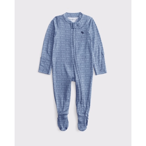 baby essential icon footed one-piece