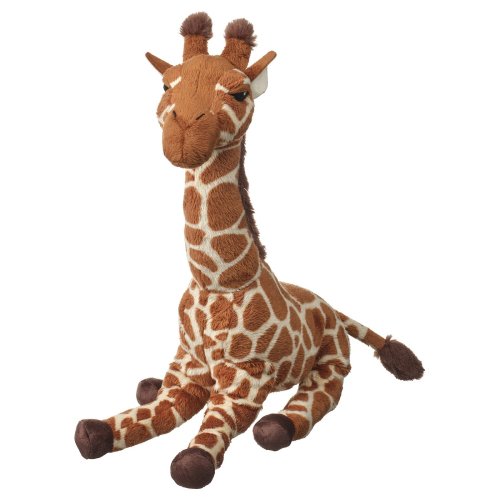 SANDLÖPARE Soft toy - giraffe calf/brown 17 ¾ "