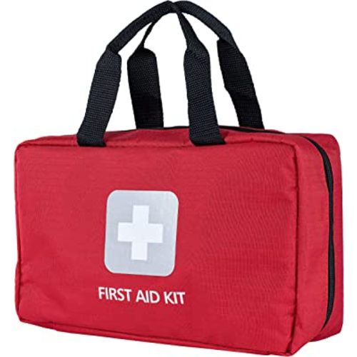 Thrive 291 Piece First Aid Kit - Home Essential FSA HSA Approved Products Includes Multi-Sized Bandage, Gauze, Wipes, Scissors, Gloves, Whistle, Tape, Ice Pack, and More for Car, Camping, Travel