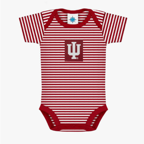 Creative Knitwear College Baby NCAA Infant Striped Bodysuit