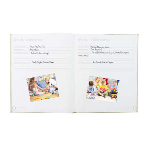Baby Memory Book and Clean-Touch Ink Pad - Linen (Ivory)
– Luxe Lane