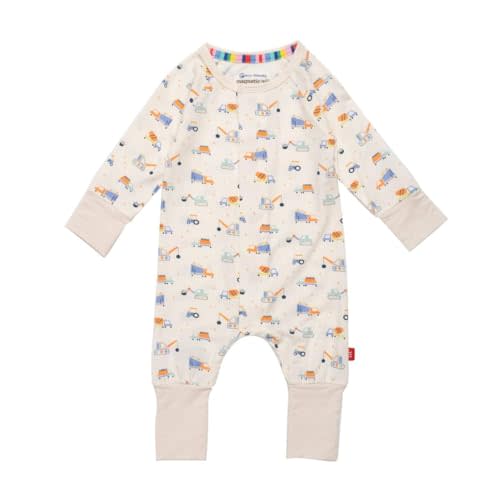 Magnetic Me Grow With Me Convertible Coveralls, Pajamas for Baby Boys and Baby Girls with Quick Magnetic Faster
