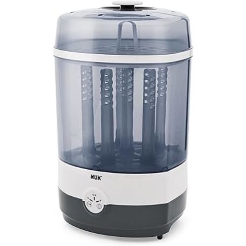 NUK 2-in-1 Baby Bottle Sterilizer and Dryer - Convenient and Safe Electric Steam Sterilization, a Fast & Reliable Newborn Essential