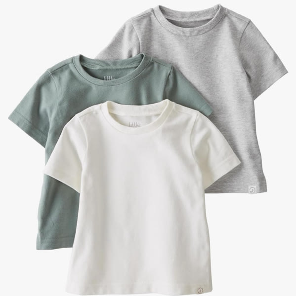 Little Planet by Carter's Unisex-Baby 3-Pack Tops Made with Organic Cotton