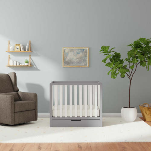 Carter's Colby 4-in-1 Convertible Mini Crib with Trundle – DaVinci Baby