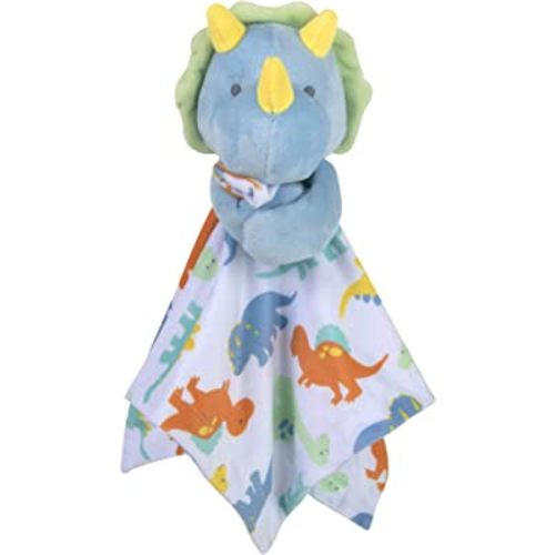 Minky Animal Snuggler Lovey Blanket for Kids, Babies, Boys, Girls, Gender Neutral Security Blanket with Stuffed Animal