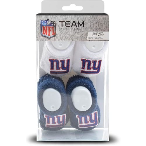 Infant Bootie Socks 0-12 Months - 2 Pack