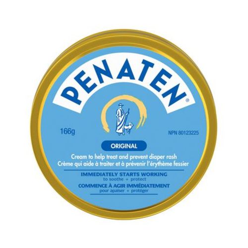 Penaten Original Medicated Diaper Rash Cream, Baby Diaper Rash Cream, Zinc Oxide, 166 grams