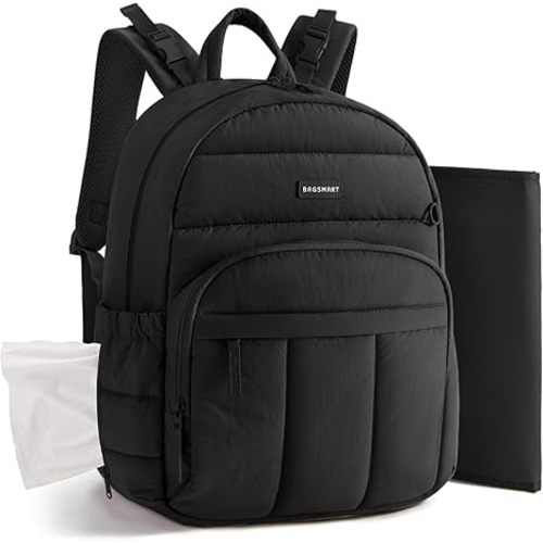 BAGSMART Baby Diaper Bag with Waterproof Pad