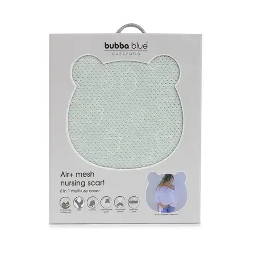 Bubba Blue Nordic Nursing Scarf Avocado Acorn | Baby Bunting AU