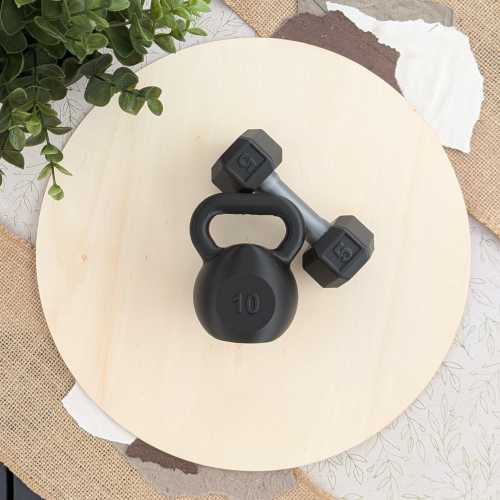 Dumbbell Baby Rattle Set | Dumbbell & Kettlebell Rattles | Fitness Baby Toy | Gym-Themed Baby Gift | Baby Weightlifting Set