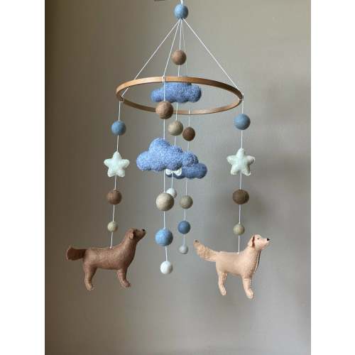 Dogs mobile for nursery
