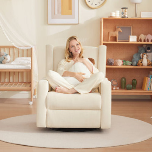 Latitude Run® Tucker Swivel Reclining Glider | Wayfair