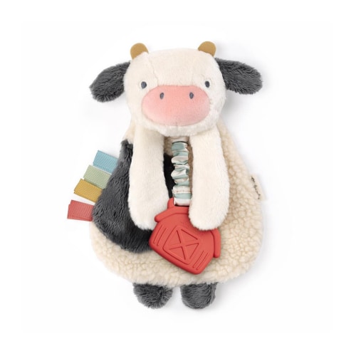 Itzy Ritzy | Lovey Plush with Teether | Carmen the Cow