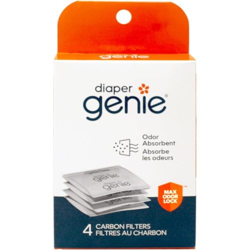 Playtex Carbon Filter Refill Tray for Diaper Genie Diaper Pails, White (Pack of 2)