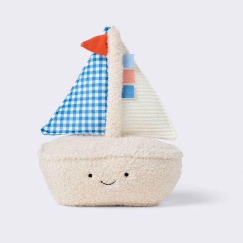 Plush Stuffed Animal Baby Learning Toy - Sail Boat - Cloud Island™