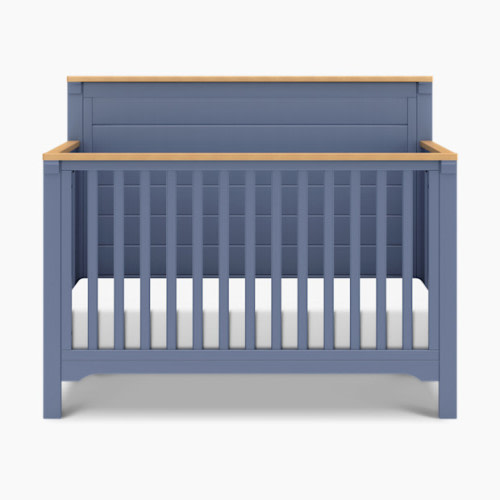 daVinci Shea 4-in-1 Convertible Crib - Cove Blue/Honey