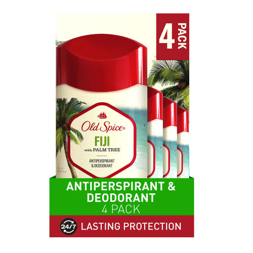 Old Spice Fiji with Palm Tree, Antiperspirant & Deodorant, 2.6 oz., 4 pk. - Sam's Club