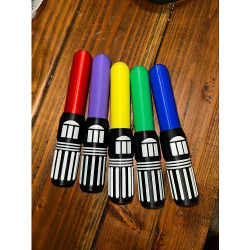Baby Lightsaber Rattle - Determination - Two Color hilt
