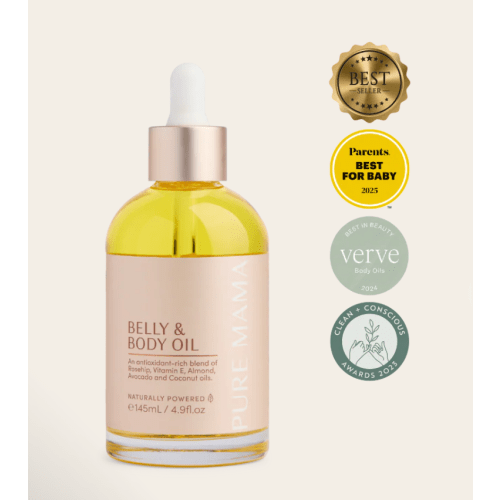 Stretch Mark Belly & Body Oil - 100% Natural – PURE MAMA Skincare USA