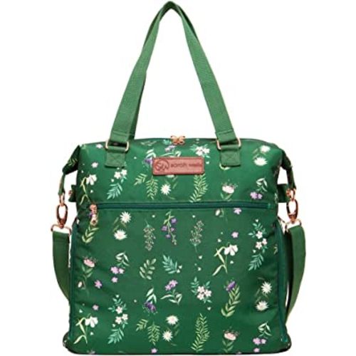 Sarah Wells Lizzy Breast Pump Bag - Compatible with Spectra, Medela, and More - Insulated Cooler Pocket (Olive You)
