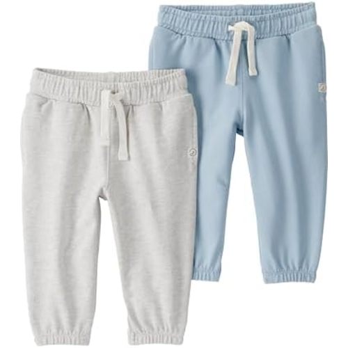 little planet by carter's Boys' 2-Pack Pants Made with Organic Cotton